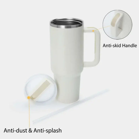 Quencher Pro Tour Insulated Tumbler with Leak proof Lid, Straw & Handle - Saif Official Store