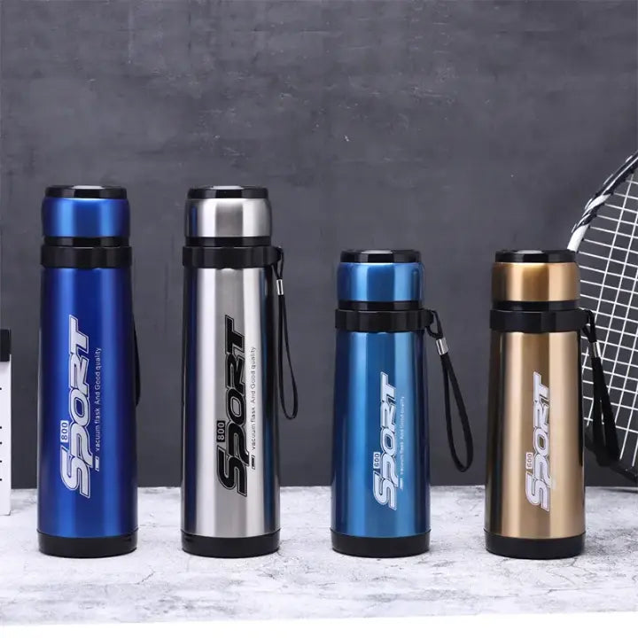 800ML Sport Thermos Flask and Good Quality Water Bottle - Saif Official Store