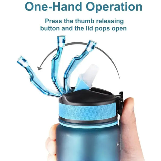 Best Motivational Water Bottle with Time Marker & Leak Proof - Saif Official Store