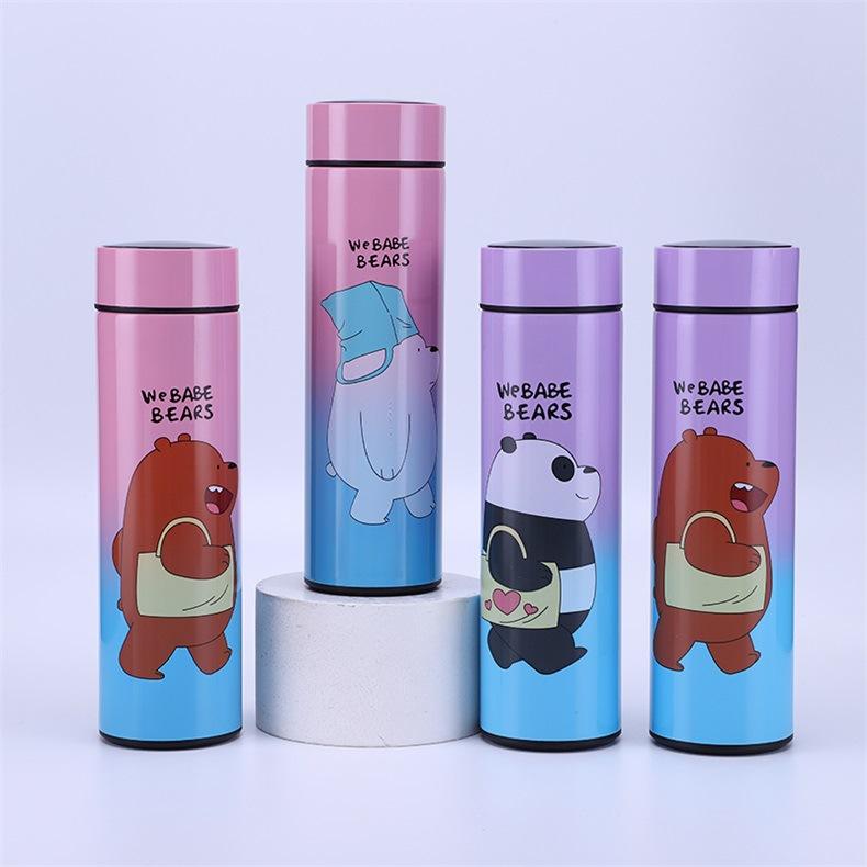 Teady Bear Thermos With Temperature Display for kids Saif Official Store