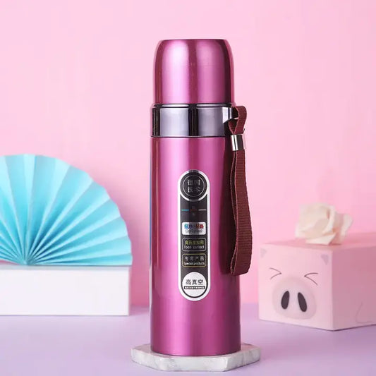 Stainless steel Thermos Vacuum Water Bottle Flask. - Saif Official Store