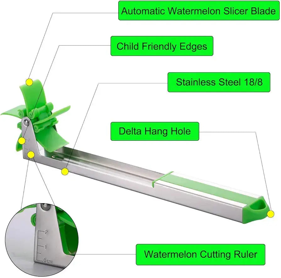 Watermelon Cutter / Easy To Shape the Watermelon Slices in One Pattern. - Saif Official Store