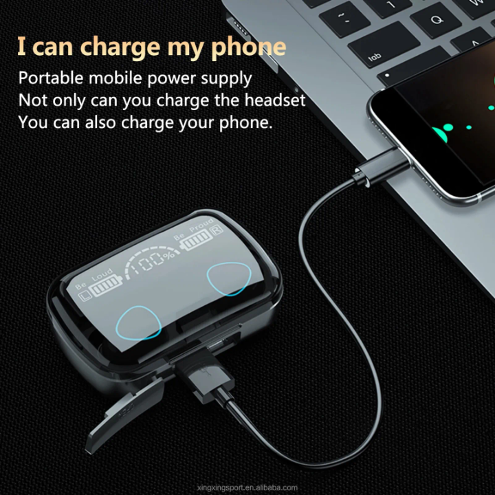 M10 TWS Bluetooth 5.1 Wireless Earbuds. Saif Official Store