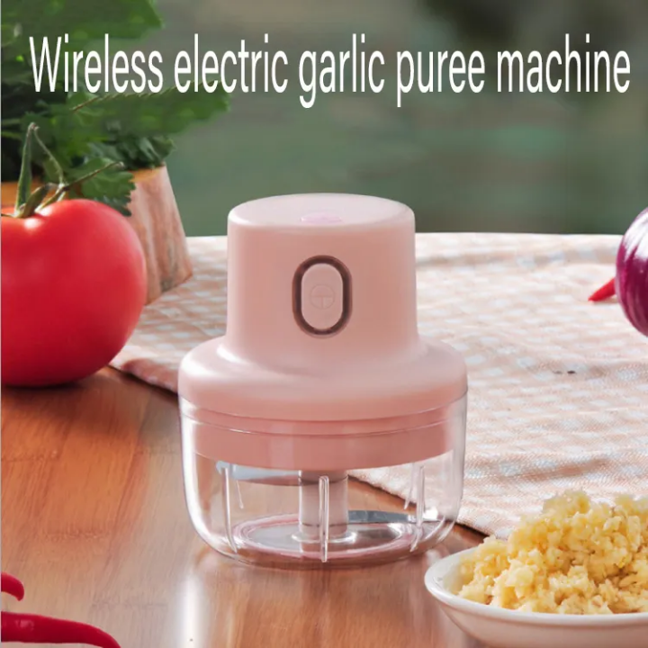 Mini Electric Garlic Chopper – USB Rechargeable & Portable Cutter. Saif Official Store