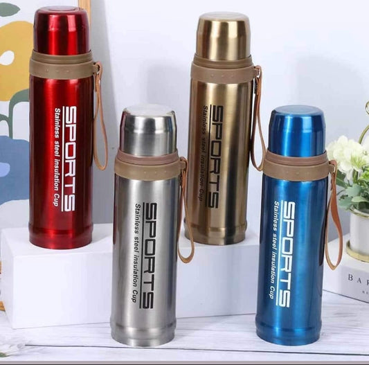 750ml stainless steel vacuum flask designed for sports use. Saif Official Store