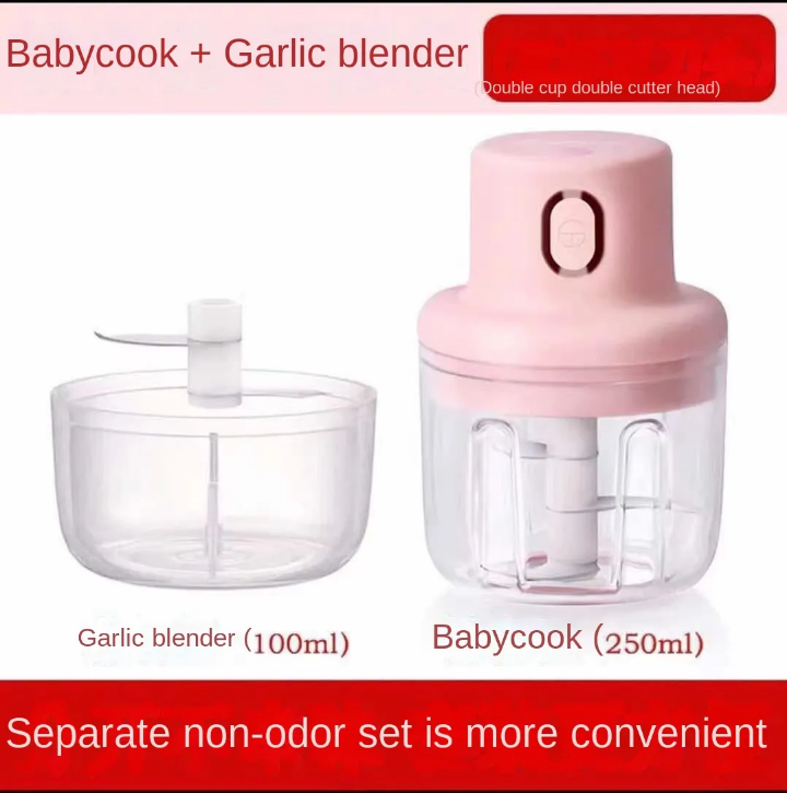 Mini Electric Garlic Chopper – USB Rechargeable & Portable Cutter. Saif Official Store