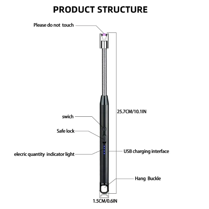 USB Electric Lighter Rechargeable Saif Official Store