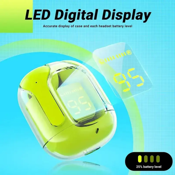 Transparent TWS Air 31 earbuds-Wireless Bluetooth Earbuds Saif Official Store