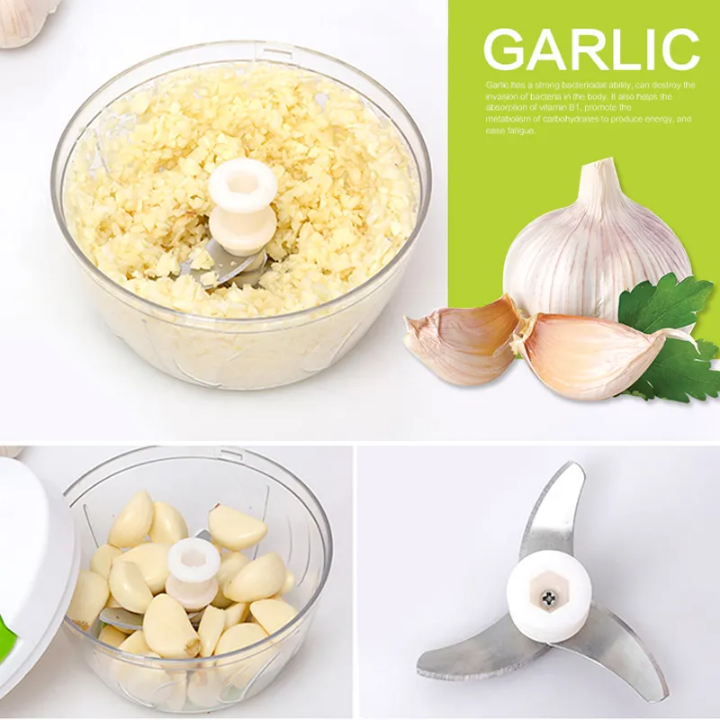 Mini Manual Garlic Chopper Saif Official Store