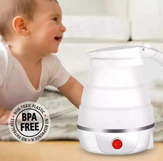 Foldable Silicone Electric Kettle | Compact Travel & Camping Boiler