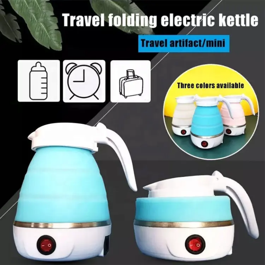 Foldable Electric Travel Kettle for Quick Heating and Easy Portability