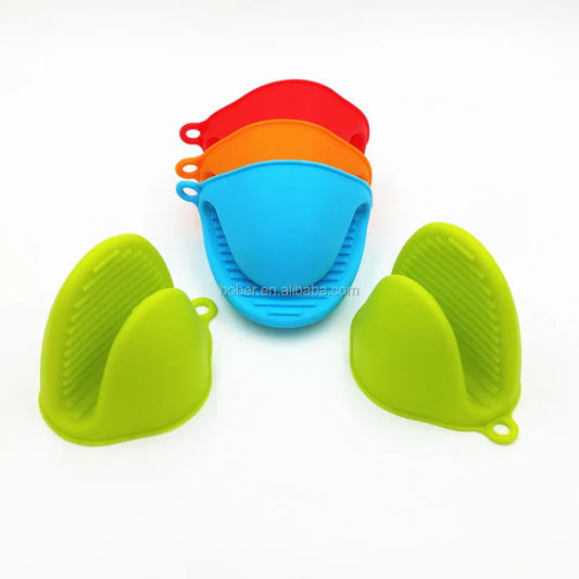 Heat-Resistant Silicone Oven Mitts & Pot Holders – Non-Slip Grip Gloves
