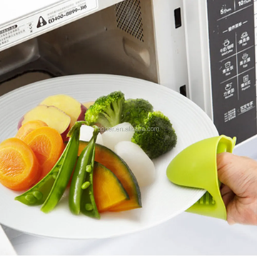 Silicone Oven Mitts Heat Resistant Gloves for Safe Cooking (Pair)