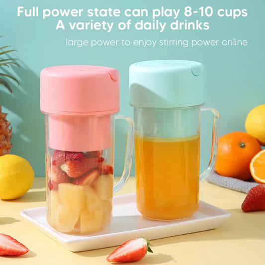 Portable USB Rechargeable Juicer Cup for Fresh Drinks Anywhere