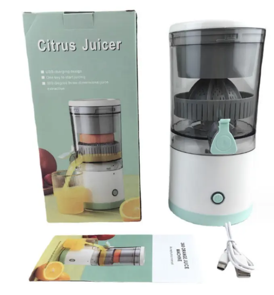 USB Rechargeable 45W Portable Citrus Juicer – Wireless Fruit Extractor