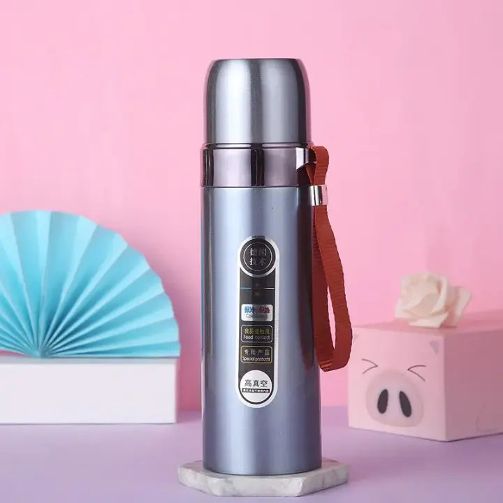 Stainless steel Thermos Vacuum Water Bottle Flask. - Saif Official Store