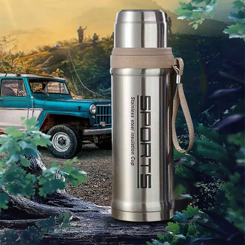 750ml stainless steel vacuum flask designed for sports use. Saif Official Store