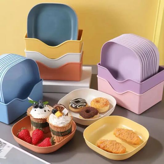 10-piece creative plate set Saif Official Store