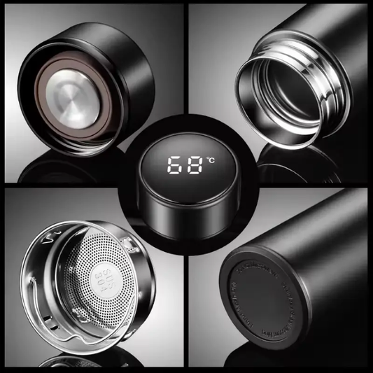 500ml Customize LED Water Bottle - Smart Thermos